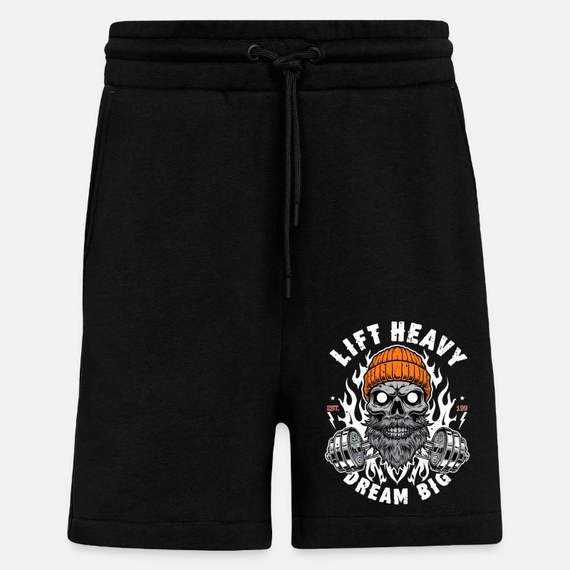 Heben Sie schwer - Shorts - made by SPREAD - SOLID BLACK