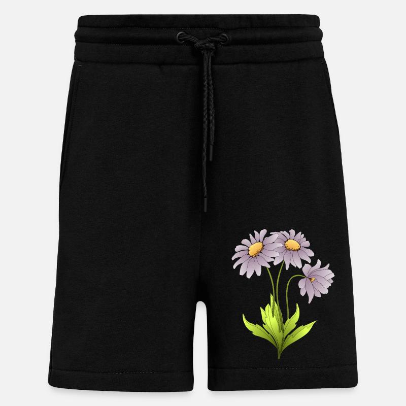 Flowers - Shorts - made by SPREAD - SOLID BLACK