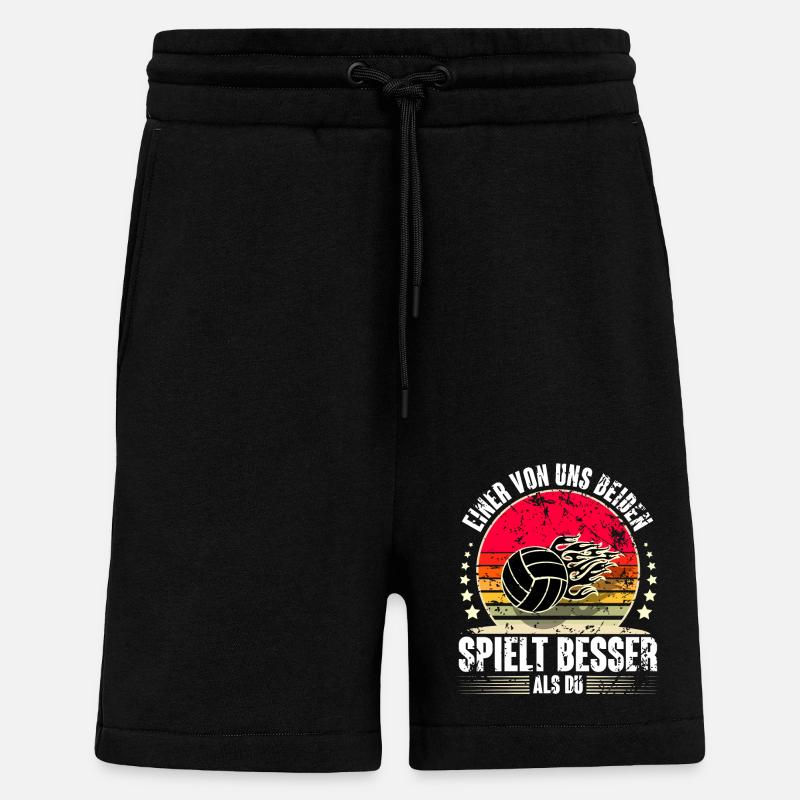 Volleyball - Shorts - made by SPREAD - SOLID BLACK
