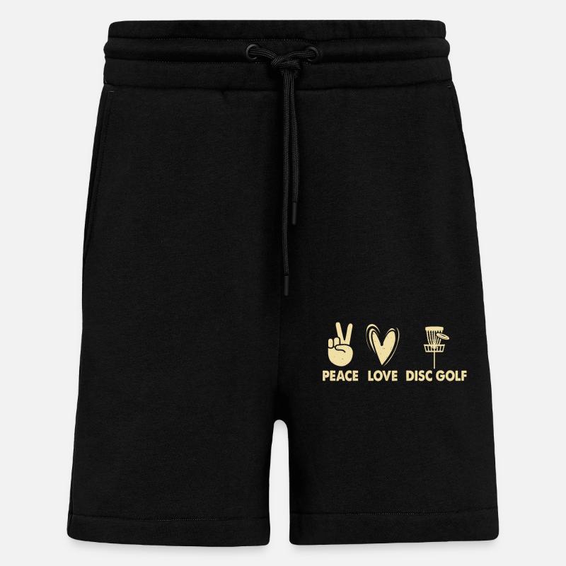 Discgolf Disc Golf - Shorts - made by SPREAD - SOLID BLACK