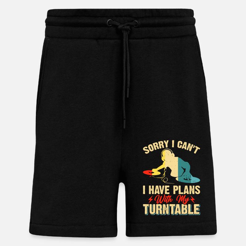 Dj - Shorts - made by SPREAD - SOLID BLACK