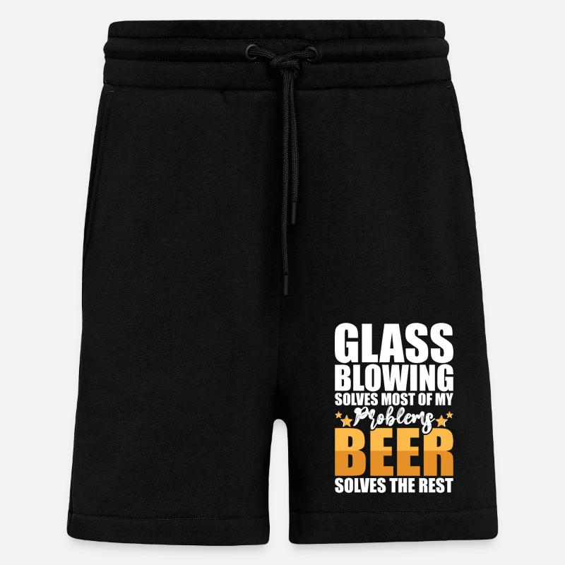 Glasbläser - Shorts - made by SPREAD - SOLID BLACK