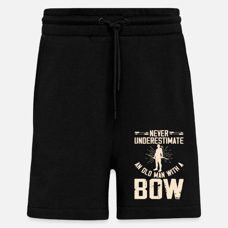 Bogenschütze Bogenschießen - Shorts - made by SPREAD - SOLID BLACK