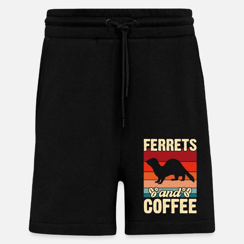 Frettchen - Shorts - made by SPREAD - SOLID BLACK
