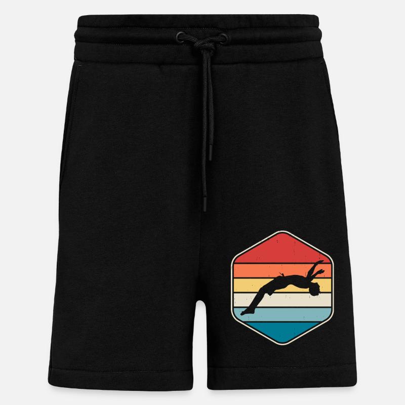 Schwimmen Schwimmer - Shorts - made by SPREAD - SOLID BLACK