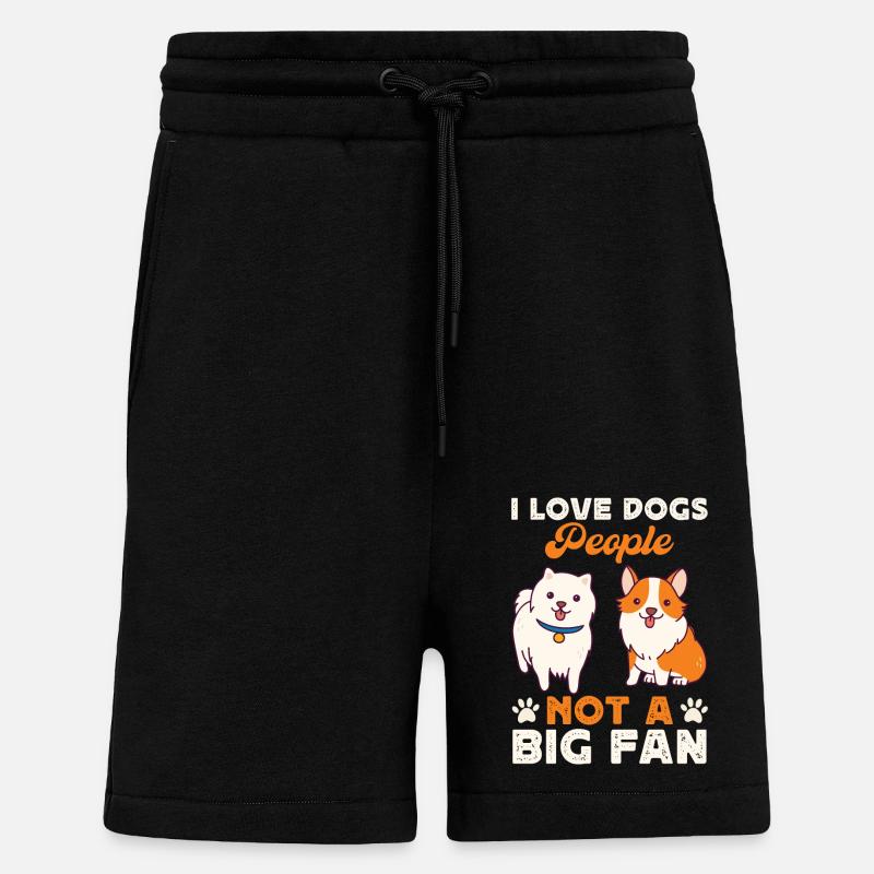 Hunde Hund - Shorts - made by SPREAD - SOLID BLACK