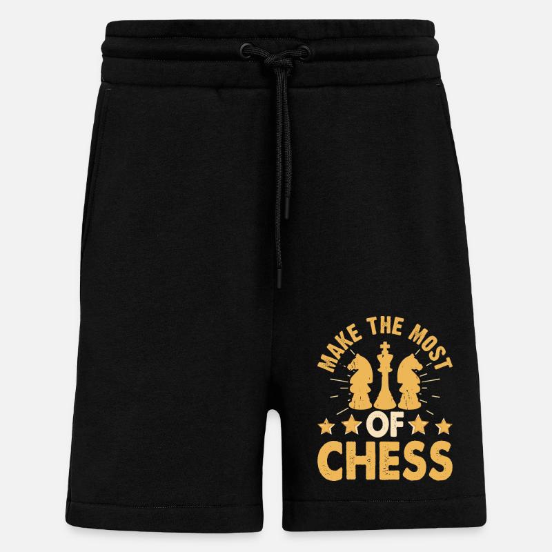 Schach - Shorts - made by SPREAD - SOLID BLACK