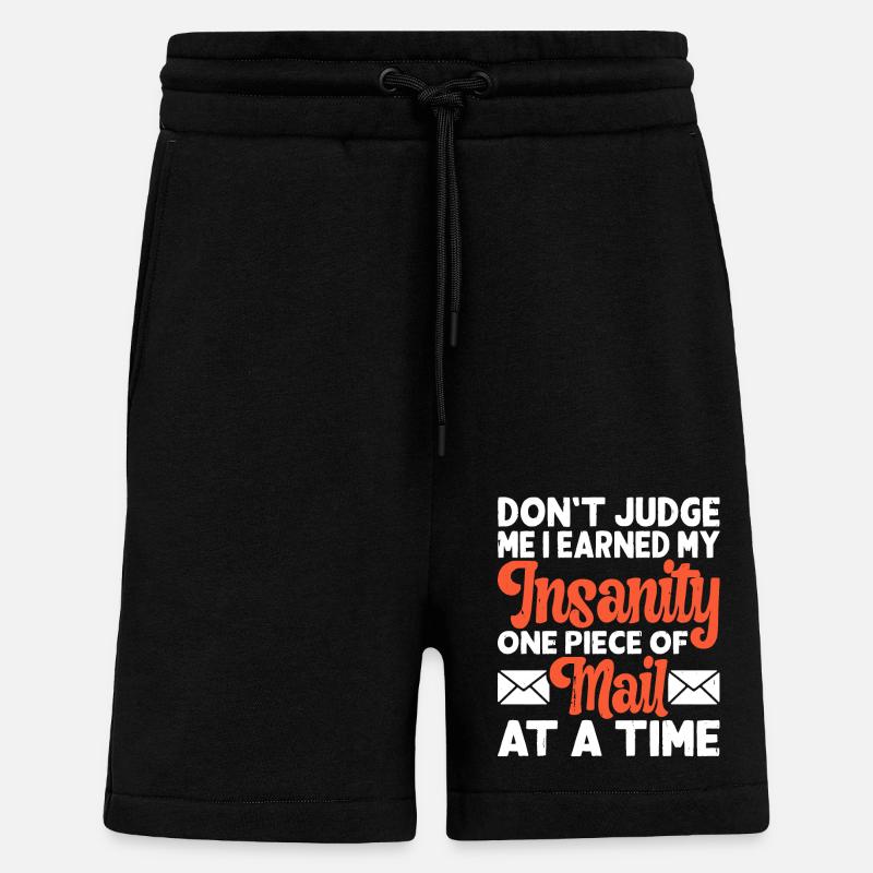 Briefträger Postbote - Shorts - made by SPREAD - SOLID BLACK