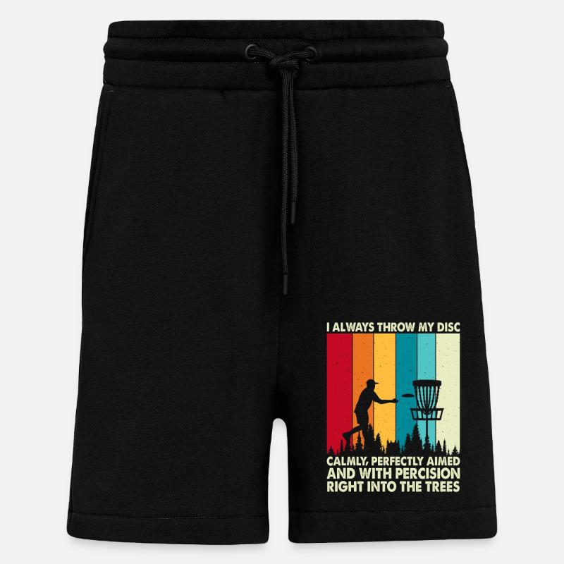 Discgolf Disc Golf - Shorts - made by SPREAD - SOLID BLACK