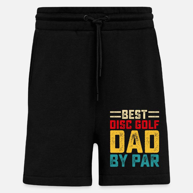Discgolf Disc Golf Papa Vater - Shorts - made by SPREAD - SOLID BLACK