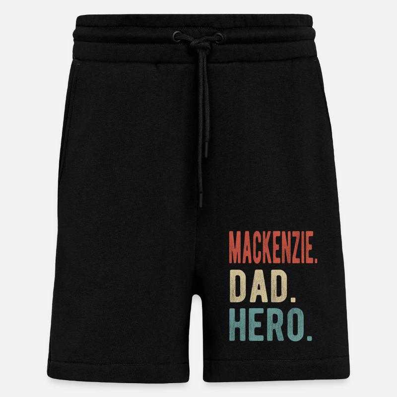 Mackenzie Papa Held - Shorts - made by SPREAD - SOLID BLACK