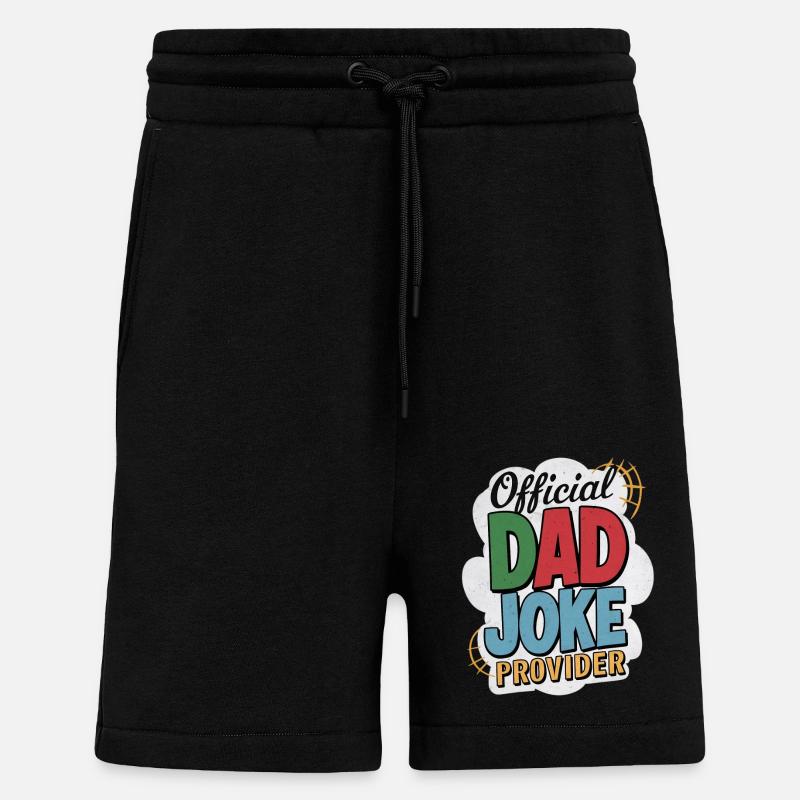 Offizieller Dad Joke Provider - Shorts - made by SPREAD - SOLID BLACK