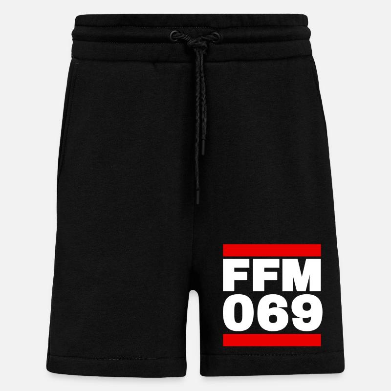 Francfort 069 - Short bio décontracté fabriqué en UE - SOLID BLACK