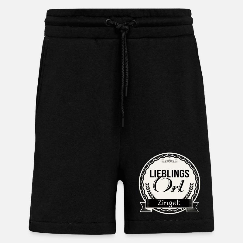 Lieblingsort Zingst - Shorts - made by SPREAD - SOLID BLACK