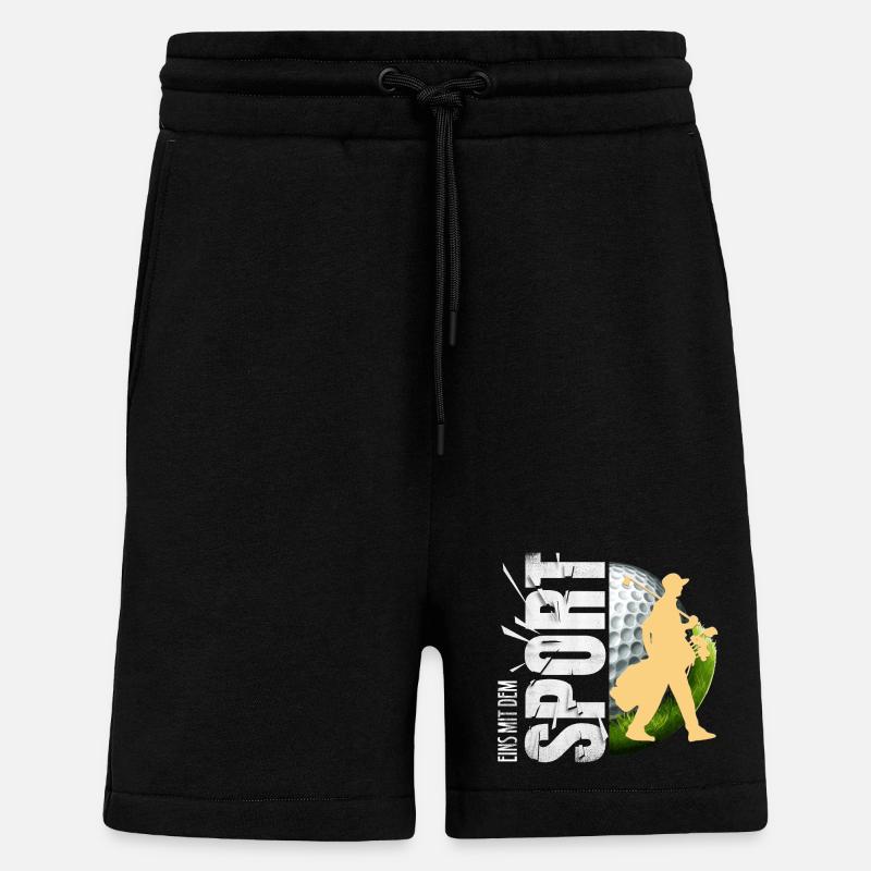 Eins mit dem Sport - Shorts - made by SPREAD - SOLID BLACK