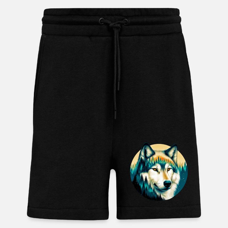 Wolf - Shorts - made by SPREAD - SOLID BLACK