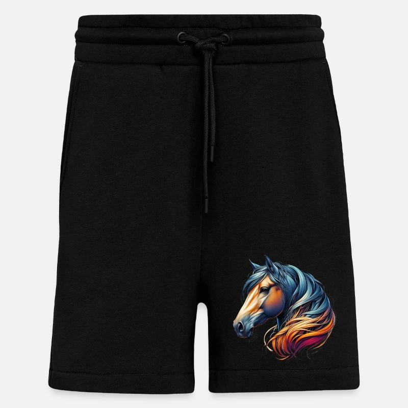 Pferd - Shorts - made by SPREAD - SOLID BLACK