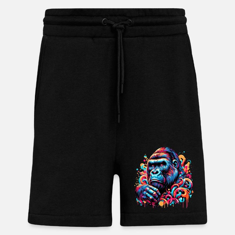 Gorilla - Shorts - made by SPREAD - SOLID BLACK