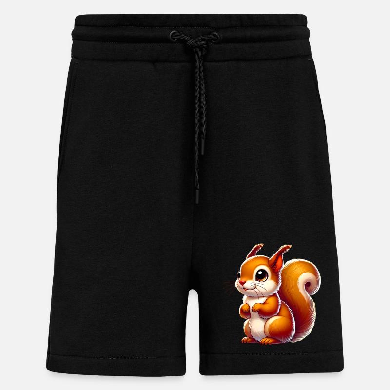 Eichhörnchen - Shorts - made by SPREAD - SOLID BLACK
