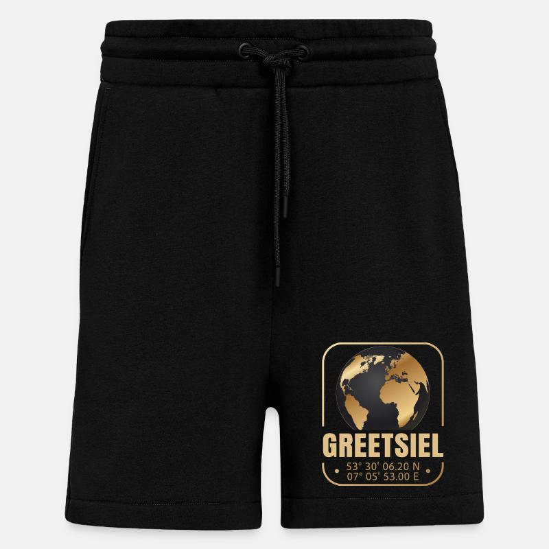 Greetsiel - Shorts - made by SPREAD - SOLID BLACK