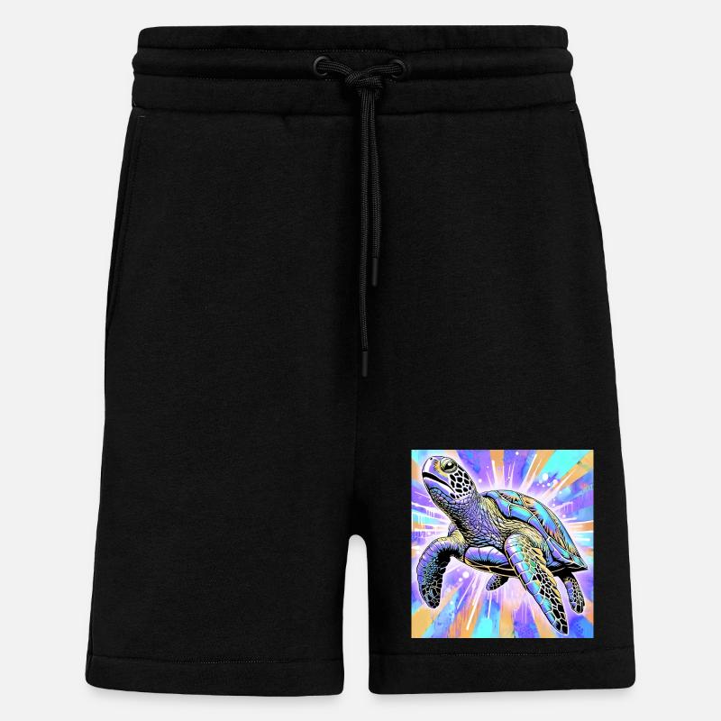 Schildkröte - Shorts - made by SPREAD - SOLID BLACK