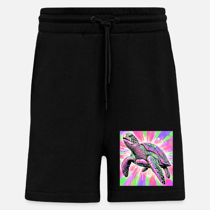 Schildkröte - Shorts - made by SPREAD - SOLID BLACK