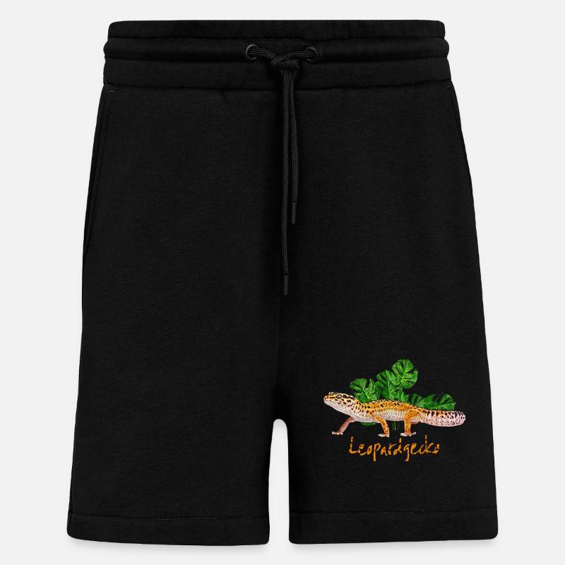 Leopardengecko - Shorts - made by SPREAD - SOLID BLACK