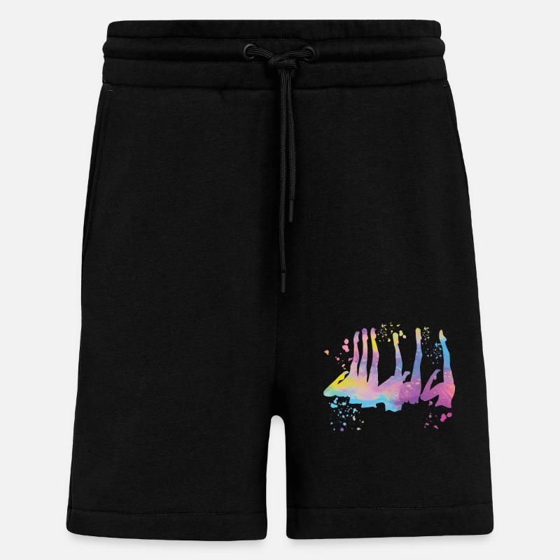 Artistic Swim Team Synchronschwimmen - Shorts - made by SPREAD - SOLID BLACK