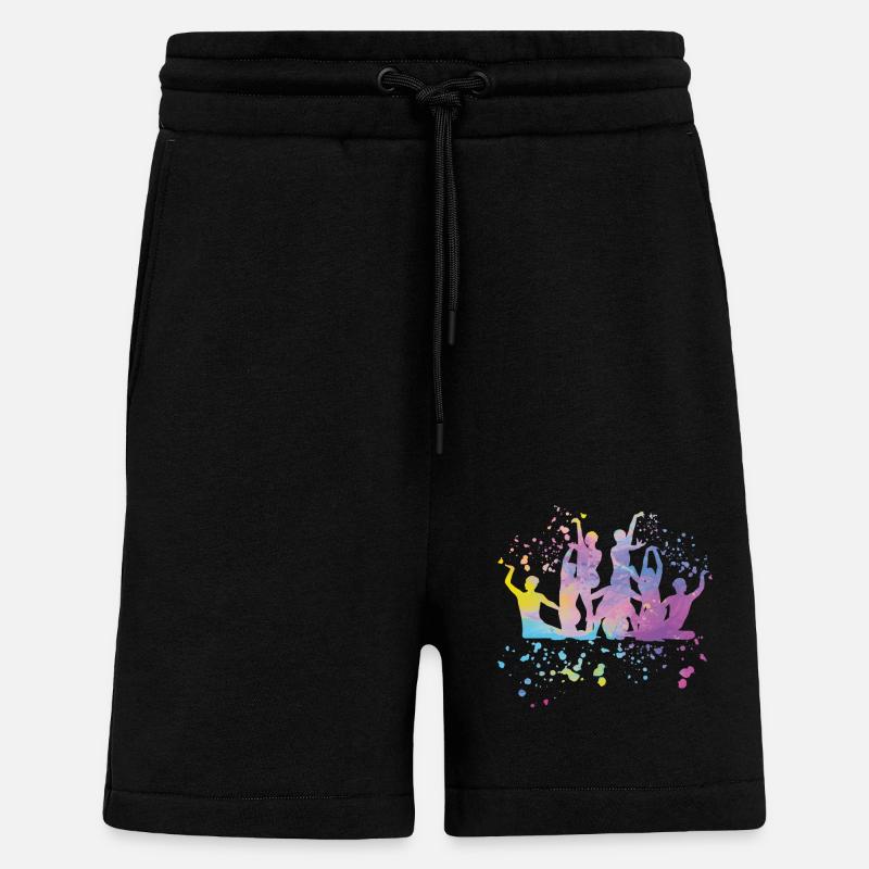 Artistic Swim Team Synchronized Swimming - Shorts - made by SPREAD - SOLID BLACK
