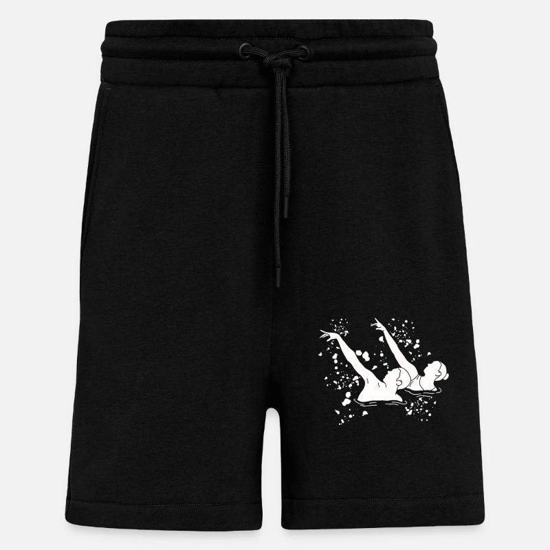 Artistic Swim Team Synchronschwimmen - Shorts - made by SPREAD - SOLID BLACK