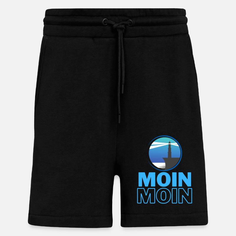 MOIN MOIN - Shorts - made by SPREAD - SOLID BLACK
