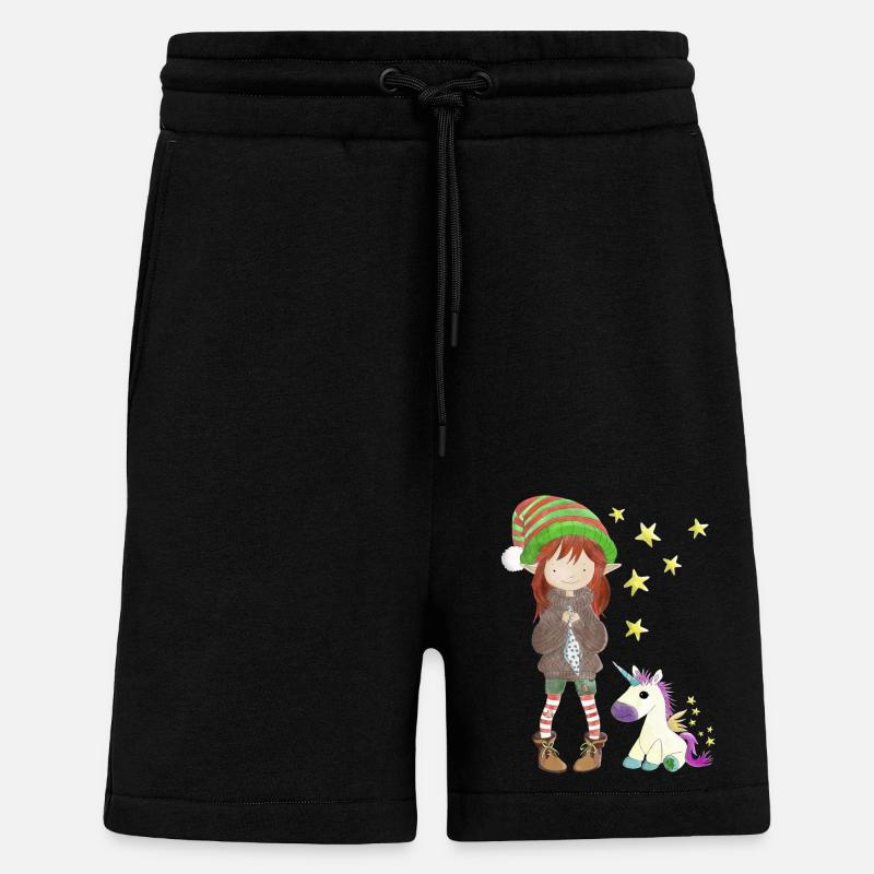 Kleine Waldelfe - Shorts - made by SPREAD - SOLID BLACK