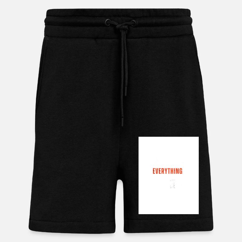 Déclaration de tout - Short bio décontracté fabriqué en UE - SOLID BLACK