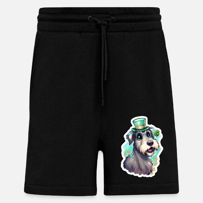 St. Patrick's Day Hund Geschenk - Shorts - made by SPREAD - SOLID BLACK