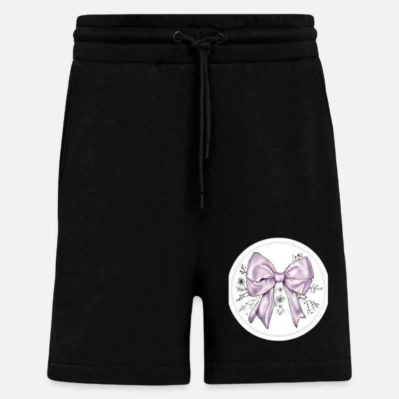 Schleife Seide Satin Geschenk - Shorts - made by SPREAD - SOLID BLACK