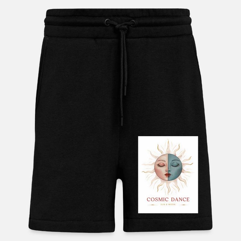 Cosmic Dance Spiritual Gift - Shorts - made by SPREAD - SOLID BLACK