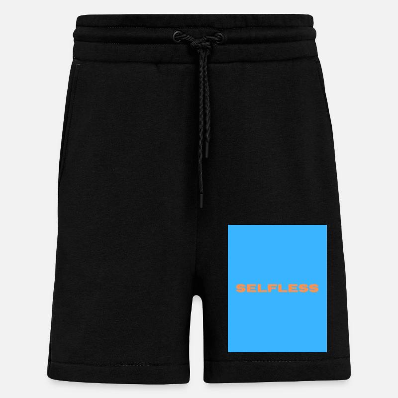 selfless - Short bio décontracté fabriqué en UE - SOLID BLACK
