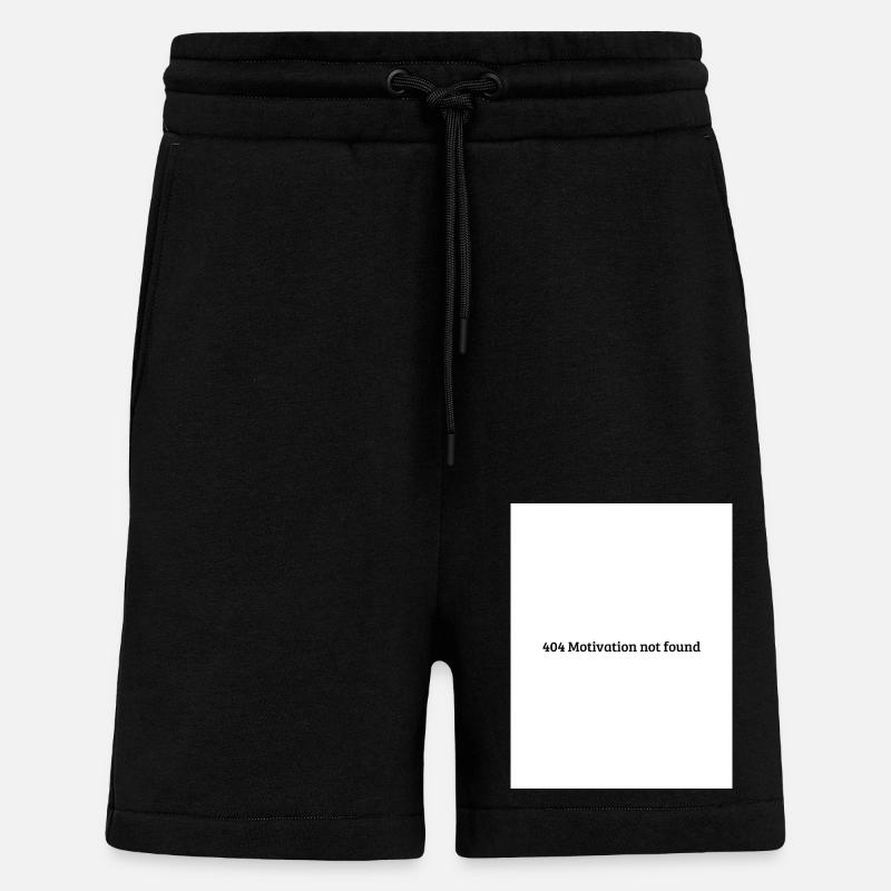 404 Motivation not found - Shorts - made by SPREAD - SOLID BLACK