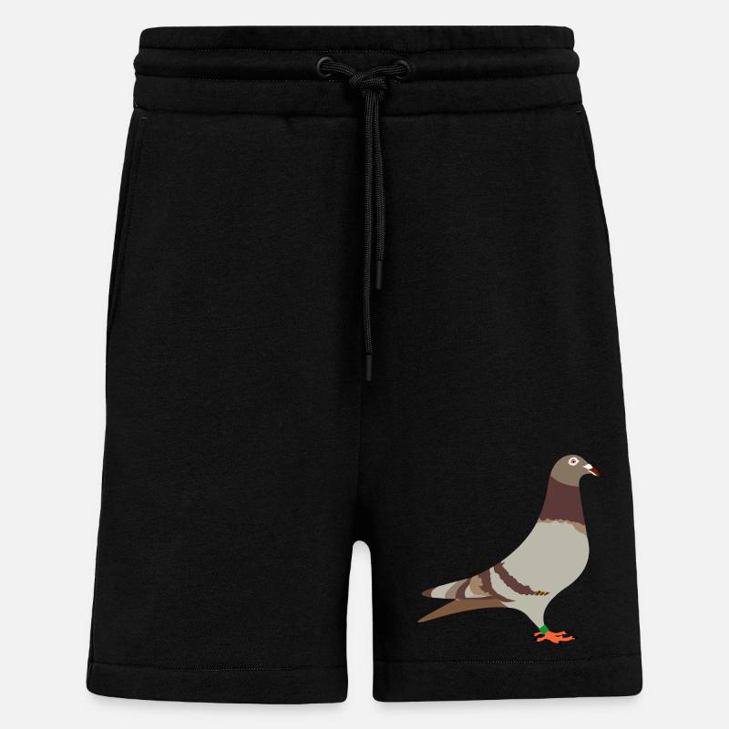 Brieftaube rotbraun - Shorts - made by SPREAD - SOLID BLACK