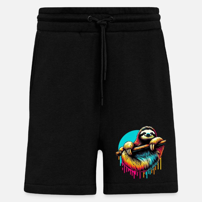 Faultier - Shorts - made by SPREAD - SOLID BLACK