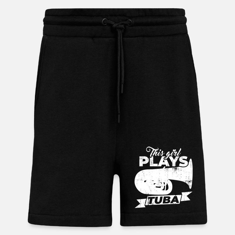 Tuba Mädchen - Shorts - made by SPREAD - SOLID BLACK