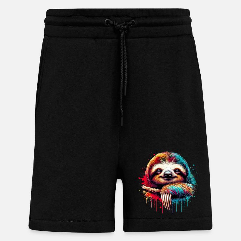 Faultier - Shorts - made by SPREAD - SOLID BLACK