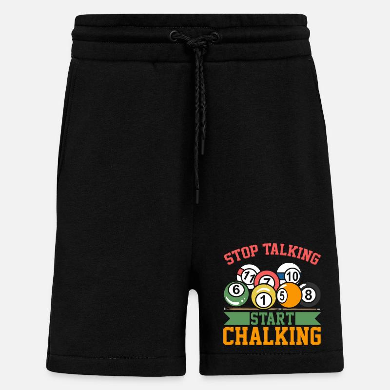 Billard Witz - Shorts - made by SPREAD - SOLID BLACK