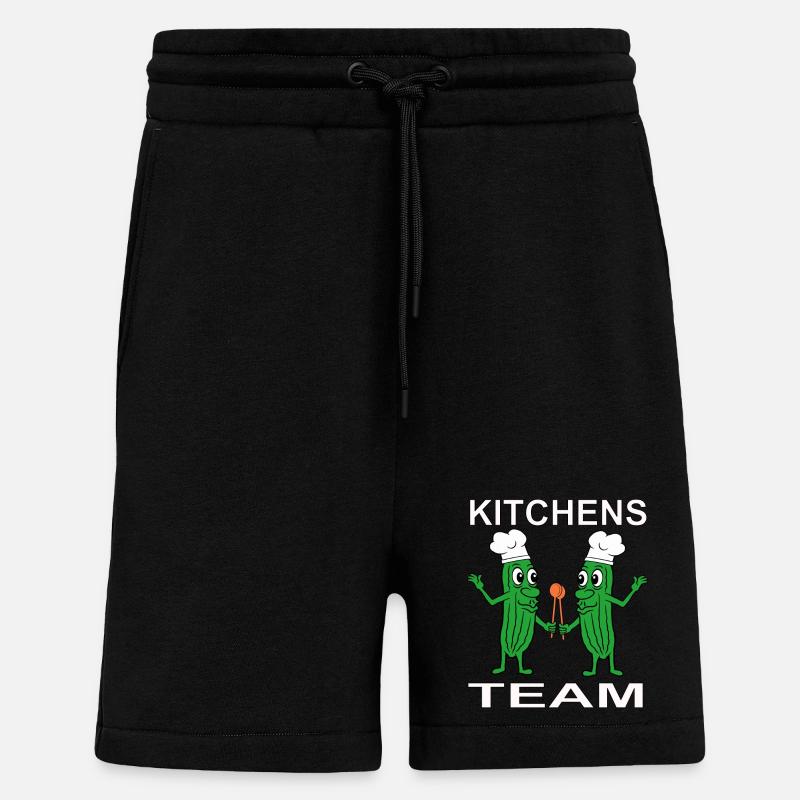 Koch Kochen - Shorts - made by SPREAD - SOLID BLACK