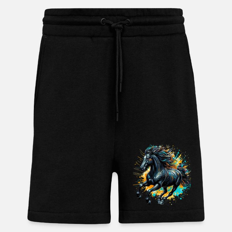 Pferd - Shorts - made by SPREAD - SOLID BLACK