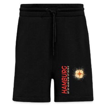 Hamburg - Shorts - made by SPREAD - SOLID BLACK - Vorne