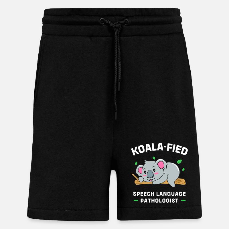 Sprachpathologe SLP Logopäde - Shorts - made by SPREAD - SOLID BLACK