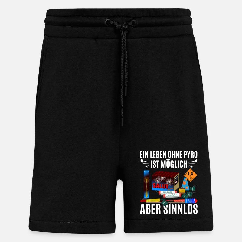 Pyro Experte - Shorts - made by SPREAD - SOLID BLACK