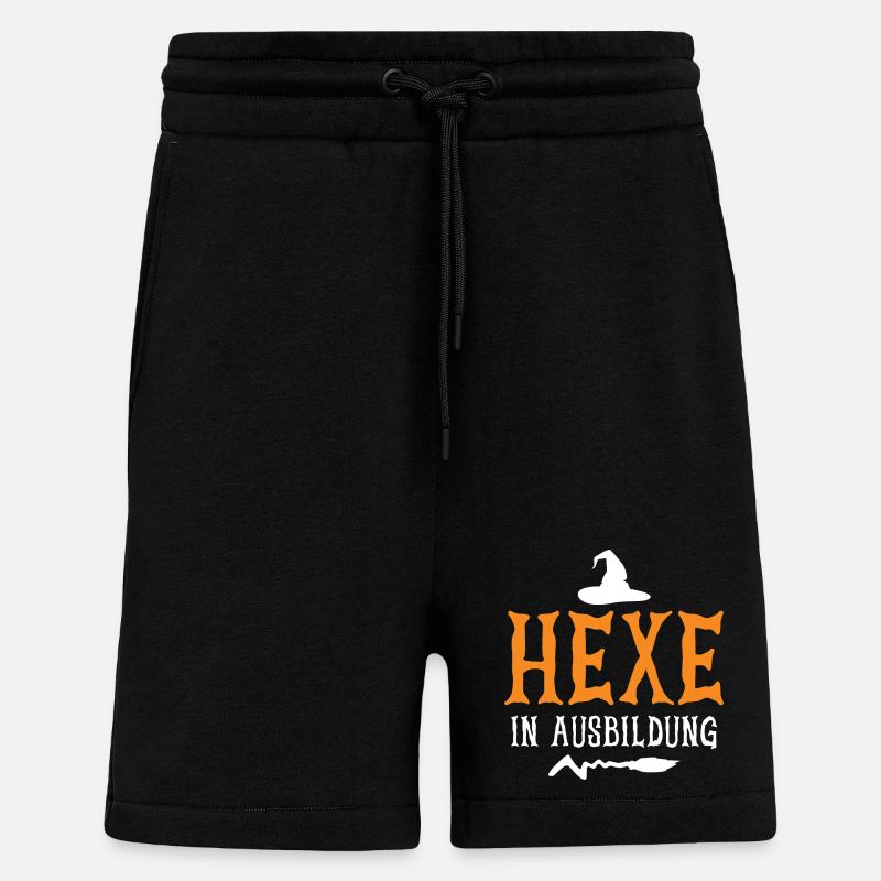 Hexe In Ausbildung - Shorts - made by SPREAD - SOLID BLACK