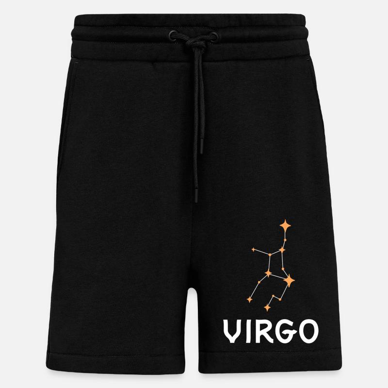 Sternzeichen Jungfrau - Shorts - made by SPREAD - SOLID BLACK